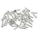 sourcing map – sourcing map M3-0.5 x 14mm Phillips Flachkopfschrauben 100 S