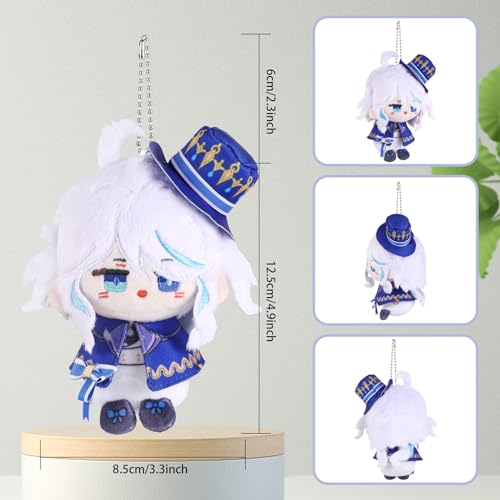 UTIEHD Chaveiro de pelúcia Genshin Impact, boneca colecionável de 10 cm - Tamanho compacto para bols