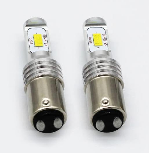 CLOUDSALE Canbus White Amber 1157 LED 980LM, 72W Reversing Light Turn Signal LED Back Up Light Bulbs (white)-image-25