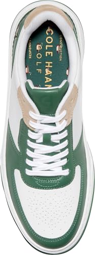 Cole Haan Men's Grandpro Crossover Golf Sneaker, Myrtle/Opt White, 12 Wide3