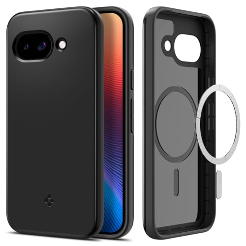 Spigen for Pixel 9a Case, Thin Fit MagFit (2025) [Compatible with Magsafe Accessories] - Black