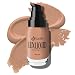 Best Organic Natural Vegan Gluten-Free Aloe-Based Lux Liquid Foundation, Made in USA by BaeBlu, Toffee