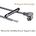 90 Degree Down Angle Micro-Fit 3.0 8Pin Receptacle OTS Cable Assembly Dual Row 8 Circuits Power Cable for Industrial Automation (Down, 1.5M)