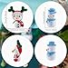 INFUNLY 2 Set DIY Crochet Christmas Elk Kit for Beginners Adults Snowman Crochet Kit with Instruction Handmade Knitting Kits Complete Hooks Yarn Set for DIY Crafts Christmas Party Ornaments Gift