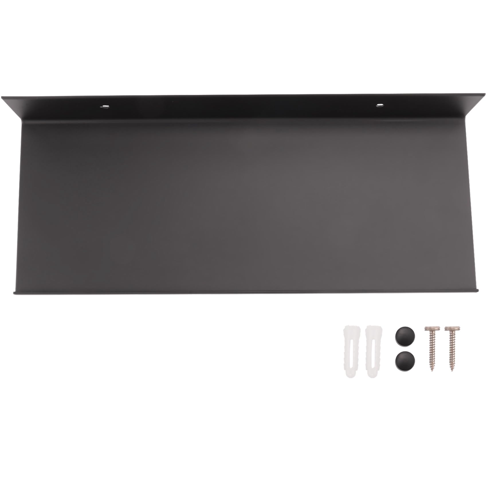 CTRLZS Metal Wall Shelves, Black Floating Shelves,Bathroom Racks, Wall Display Shelves,Wall Mounted Kitchen Spice Racks(30cm)