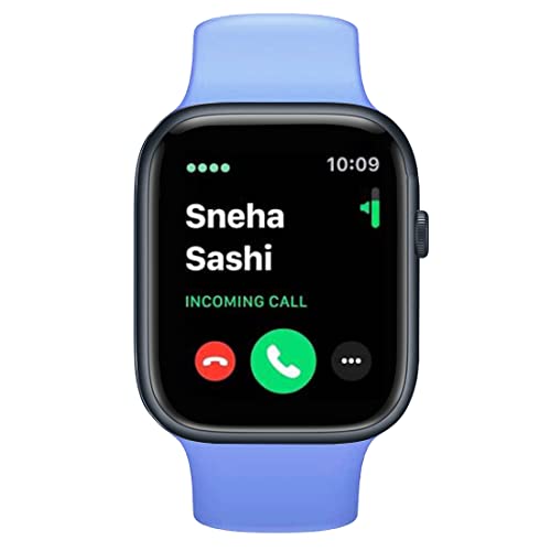 Image of Tokdis MX-1 Pro Bluetooth Calling Smartwatch - 1.69 inch LCD Display, Multiple Watch Faces, Sleep Monitor, Heart & SpO2 Monitoring, Multiple Sports Modes, Water Resistant (Sky Blue)