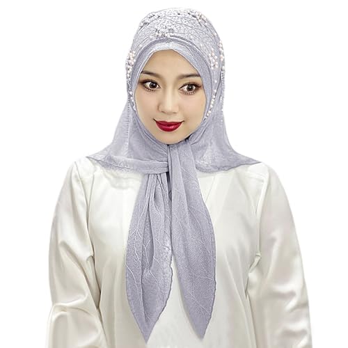 Muslim Hijab Head Wrap Scarf One Piece Hijab Rhinestone Hijab Scarf Shawl Wrap Hijab Turbans for Women Instant Hijab3
