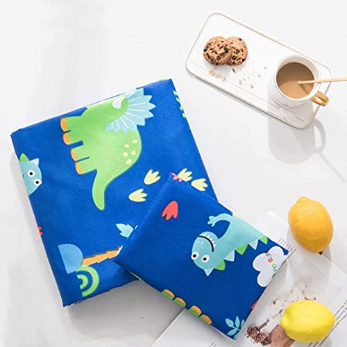 Macohome MC18013Q2 Kids Duvet Cover Queen Blue Dinosaur Duvet Cover Set Boys Soft Cute Pattern Bedding Set thumb #5