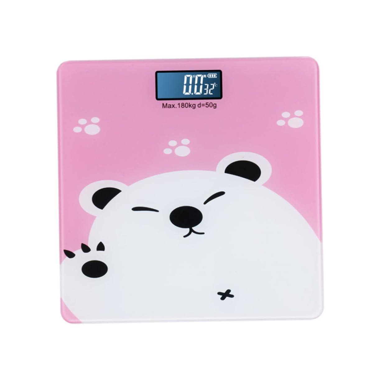 Digital and Adult Weight Scale with Temperature Detector High Precision Electronic Body Scale for Boy Girl Pets and Adults Capacity LCD Display Safe Material Design