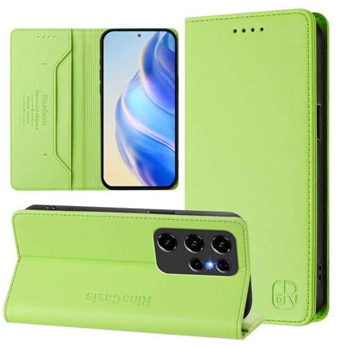 �J�o�[�Ή��@�� for Oukitel C2 �}�O�l�b�g�J���t���b�v�X�^���h�J�[�h�X���b�g�E�H���b�g Green