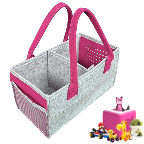Rose Red Filz-Organizer-Tasche für Figur & Zubehör, Tragetasche mit Griff für Box & Zubehör