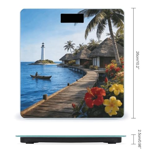 Báscula de Baño Digital con Vidrio Reforzado miniatura 2