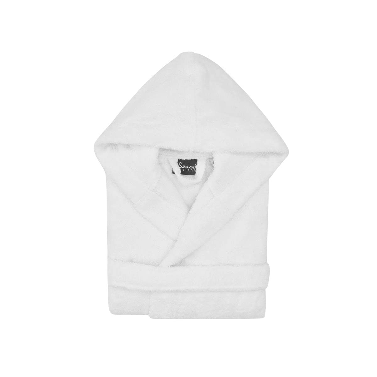 Sensei La Maison du Coton Peignoir Enfant à Capuche 400gr/m² Studio Fille