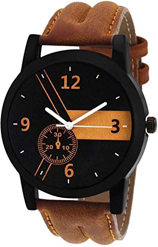 parekh enterprise New Official,Casual,Formal leatherbelt jents Watch.