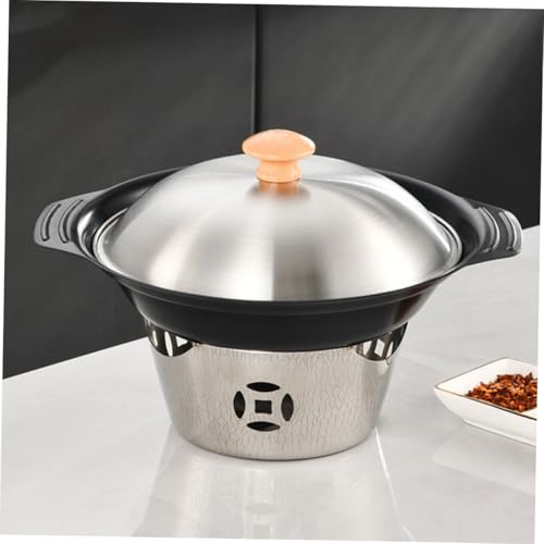 Wok compacto de hierro IMIKEYA con doble asa miniatura 6