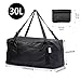 HOLYLUCK Foldable Travel Duffel Bag For Women & Men Luggage Great for Gym (black) One_Size