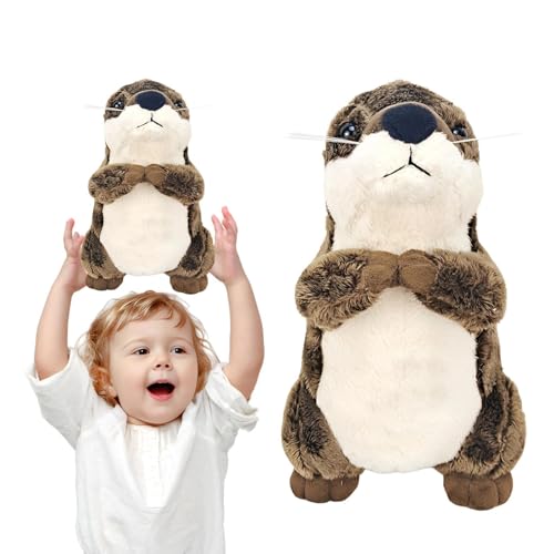 Dubbulon Peluche de nutrias rellenas para bebés - Bonitos Peluches de nutrias de Animales,Nutrias Marinas rellenas de 20cm y 7,87 Pulgadas, Animal de Peluche Realista, Suave y tierno, Regalos Dubbulon Peluche de nutrias rellenas para bebés - Bonitos Peluches de nutrias de Animales,Nutrias Marinas rellenas de 20cm y 7,87 Pulgadas, Animal de Peluche Realista, Suave y tierno, Regalos