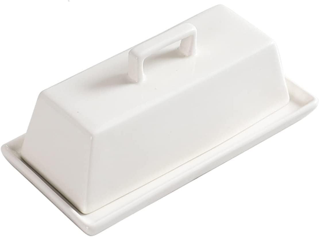 ZSPINJIA Butter Dish Butter Dish Ceramic Butter Dish with Lid Butter Keeper Butter
