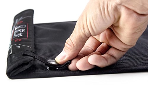Mission Darkness NeoLok Non-window Faraday Bag for Tablets (+ Easy to Use Magnetic Closure) // Device Shielding for Law Enforcement & Military, Data Security, Anti-hacking & Anti-tracking Assurance