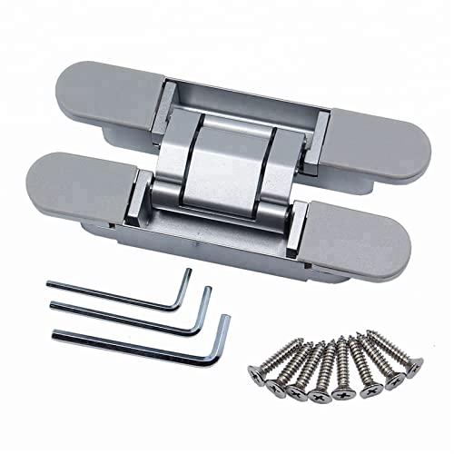 Charnière de porte invisible JCAKES en argent taille A pour meuble