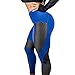 Oksale Womens Workout Leggings Fitness Sports Gym Running Yoga Athletic Pants (XL, Blue)