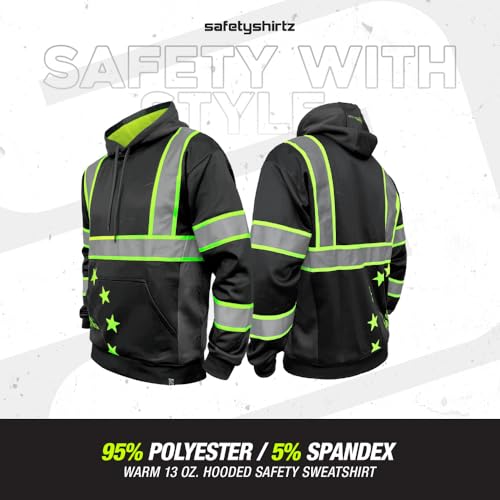 Image of SafetyShirtz SS360 ANSI Class 3 Type R Graphic Hoodie