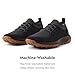 Allbirds Women's Trail Runner, Breathable All Traction Hiking Shoes - Natural Black (Rugged Khaki Sole) - 8 Medium