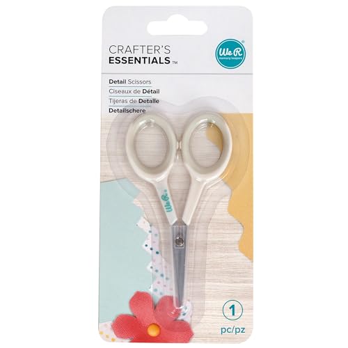 We R Memory Keepers Tijeras de precisión White