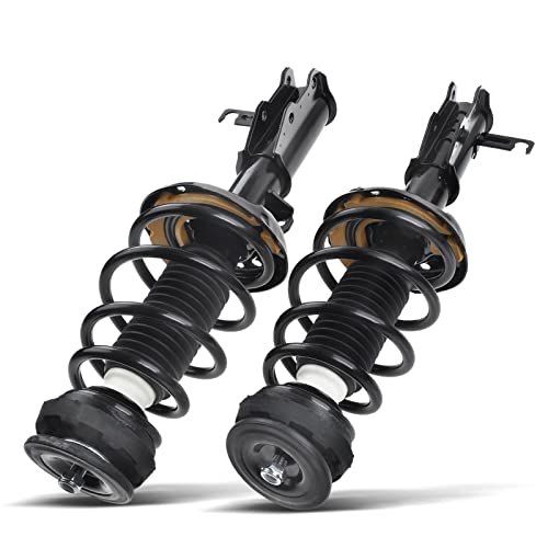 A-Premium Front Pair (2) Complete Strut & Coil Spring Assembly Compatible with Chevrolet/Chevy Malibu 2013 2014 2015, Malibu Limited 2016, Driver and Passenger Side, Replace# 182910 182911