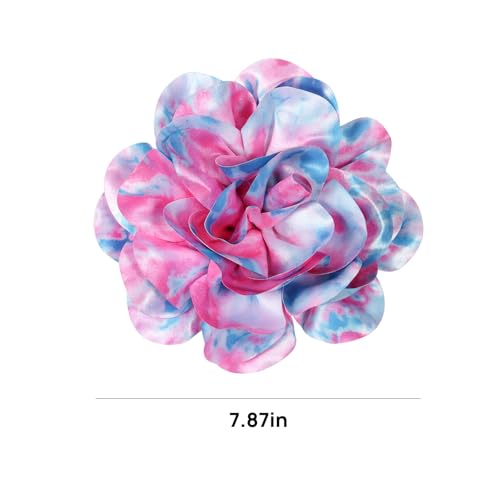 Moño grande para cabello oversize flor 7.8 pulgadas miniatura 5