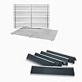 Uniflasy 7639 7638 17.3 Inches Cooking Grates and 7636 15.3 Inch Flavorizer Bars for Weber Spirit 300 Series, Spirit E310 E320 E330 S310 S320 S330 Gas Grills
