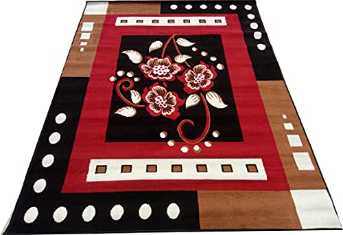 Image of Home Decore Acrylic Carpet for Your Living Room & Drawing Room Aywhere in Your Home (60x180 Red Colour)- 2x6Feet