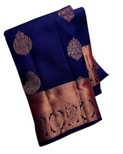 Image of Avantika Fashion Women's Kanjivaram Soft Silk Banarasi Sarees With Blouse Piece
