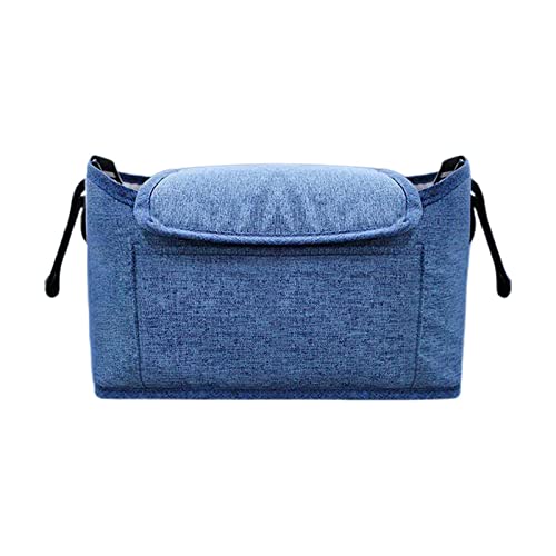 Organizador para Carrito de Bebé Porta Vasos Bolsa Multifuncional Compartimentos para Biberones Correa Ajustable Material Adecuado para
