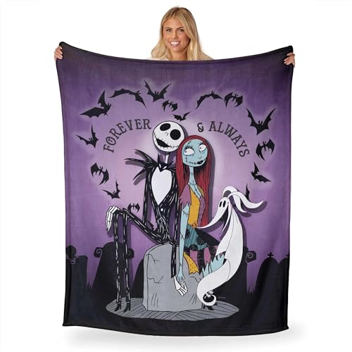 Northwest Nightmare Before Christmas Silk Touch Throw Blanket, 50" x 60", Forever and Always