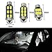 SOCAL-LED LIGHTING 3022 31mm Festoon LED Bulbs Canbus 6W High Power Bright SMD 5730 Interior Dome Light, Map Light, Red, Pack of 2