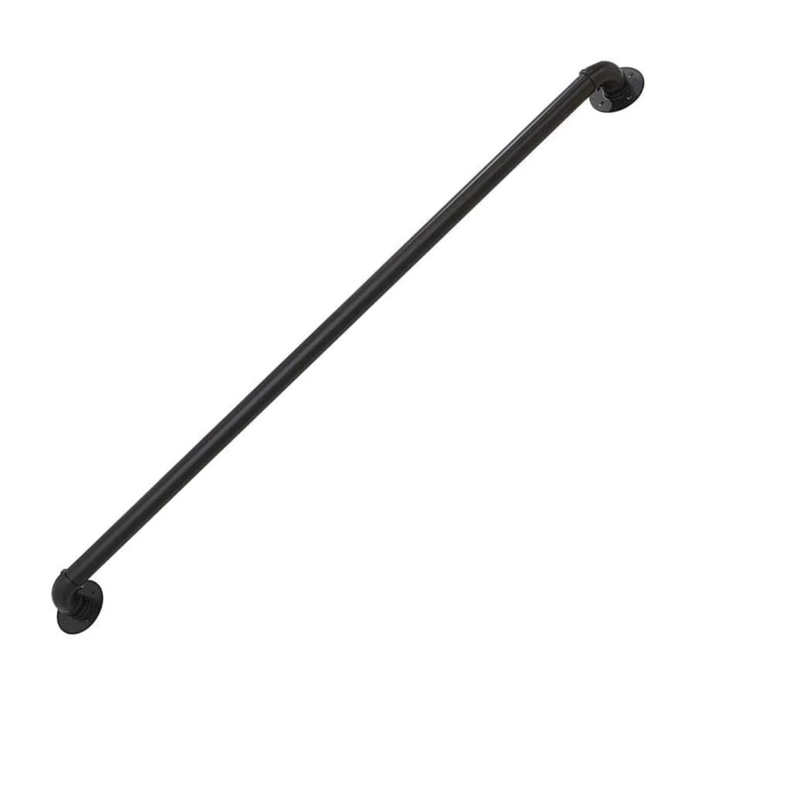 Rambarde d'escalier tubulaire sécurisée pour fixation murale en métal galvanisé Nero 120 cm