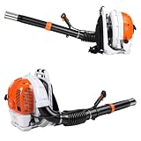 EB28000 1 - Soffiatore a gas a 2 tempi, 84 cc, 4,5 KW/6 HP, per la cura del prato, cortile, strada, giardino, giardino, spazzaneve portatile, per giardino, neve, sporco e detriti