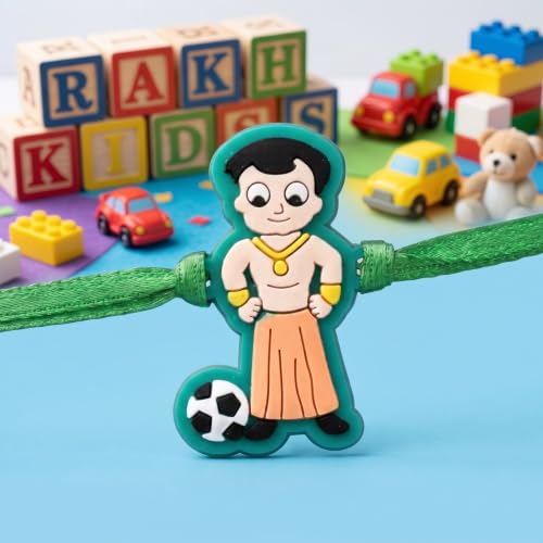 Image of CraftVatika Kids Rakhi with Gift Combo Set for Brother Boy Girls Kids, Designer Cartoon Rakhi Set of 1 for Brother, Rakhis for Rakshabandhan, Fridge Magnet Item, Rakshasutra Raki for Raksha Bandhan