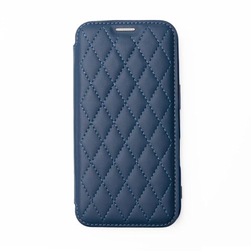 empire 背面クリア 手帳型 かわいい 透明 スマホケース (ネイビー,Google Pixel 9a)
