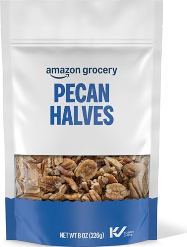 Image of Amazon Grocery, Pecan Halves, 8 Oz (Previously Happy Belly, Packaging May Vary)