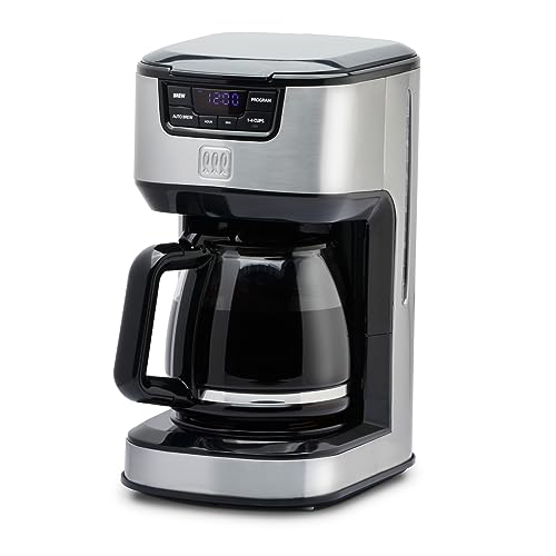 Toastmaster 12-Cup Digital Drip Coffee Maker, Stainless Steel, TM-129CM