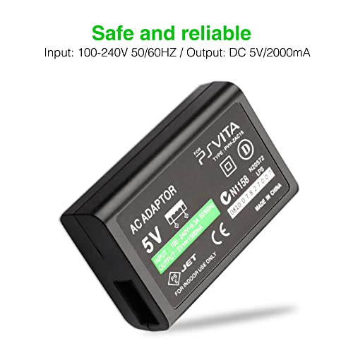 image for Xahpower PS Vita Charger, AC Adapter Wall Charger Compatible with Sony
