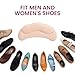 Heel Grips Liners for Loose Shoes - Welnove Shoe Cushions for Back Heel Pain Fatigue Relief - Non-Slip Skin-Friendly Soft Heel Pads Inserts for Shoes Too Big, Fit Most Shoe, Women Men (4-Pair, Beige)