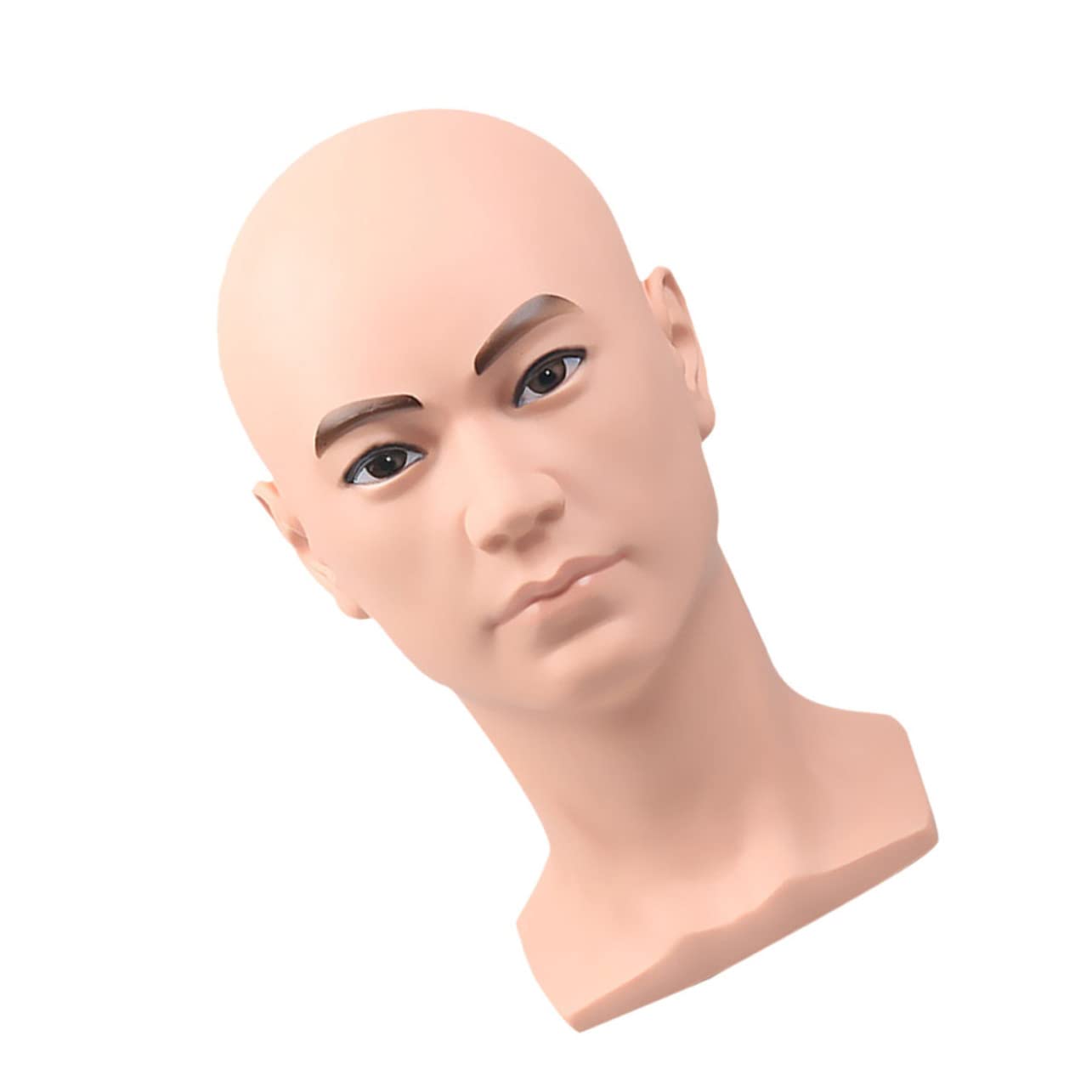 BESTYASH Multi-purpose Wig Stand Helmet Stand Display for Hat Glasses Mannequin Head Hair Styling Tool