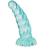 Giftoyou ディルド アナルプラグ 初心者 アナル開発 吸盤付き Gスポット刺激 高弾力 完全防水 男女兼用 アダルトグッズ 大人おもちゃ（グリーン）