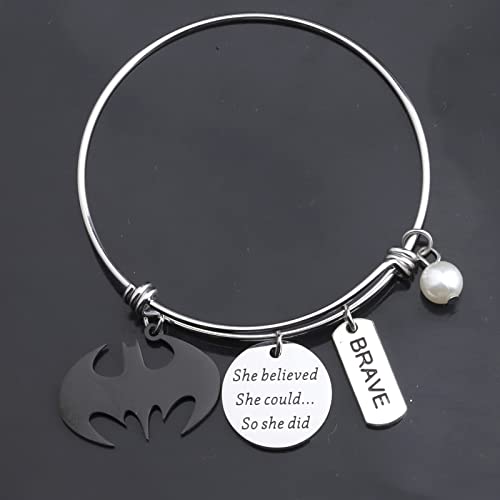 TIIMG Bracelet Jewelry For Woman Girlfriend(she believe batman) - Image 5