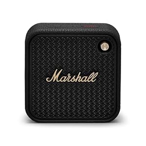 Marshall Willen II Bluetooth Speaker, Wireless, 17+ Hours Playtime, Water-Resistent IP67, Quick Charge – Black