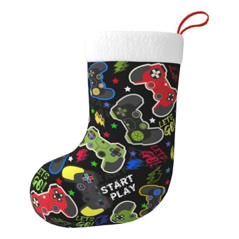 STRJOYNY Video Games Christmas Stocking Cover