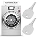 ECSiNG 2pcs Washing Machine Keys 70155601 RL001 Compatible with Speed Queen
